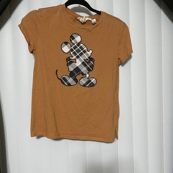 Disney black/White silhouette brown t-shirt - Picture 1 of 5